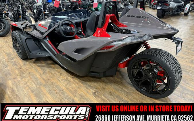 2026 Polaris Slingshot R Autodrive Radiant Gray With Indy Red Pearl