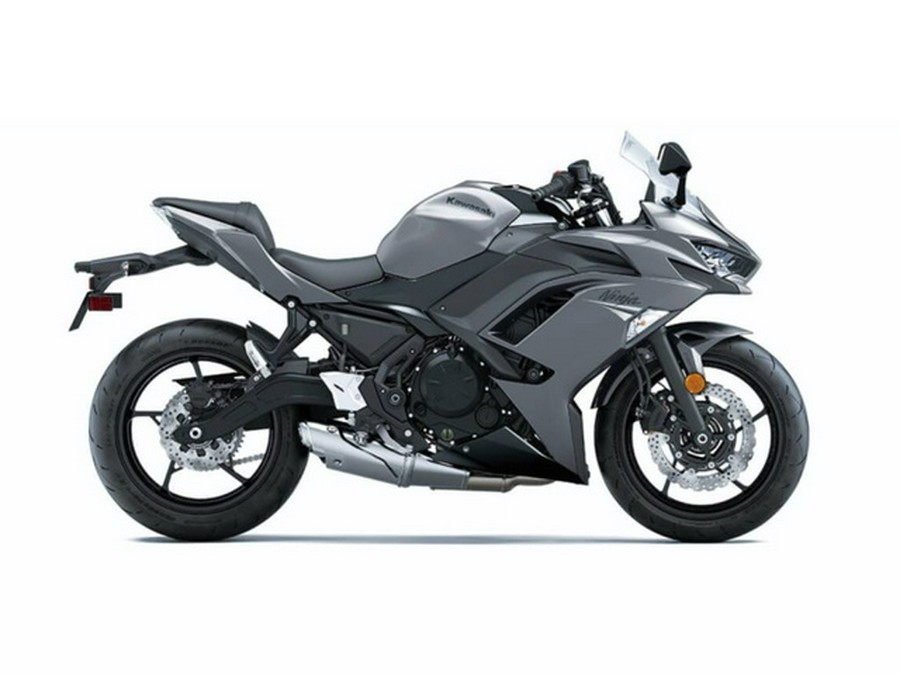 2021 Kawasaki Ninja 650 ABS Metallic Graphite Gray/Metallic Spark Black