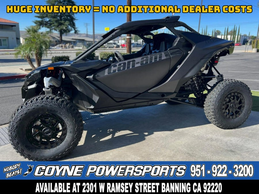 2024 Can-Am® Maverick R X RS with Smart-Shox Triple Black