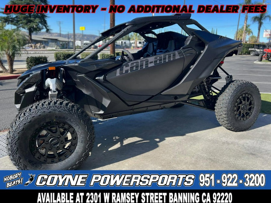 2024 Can-Am® Maverick R X RS with Smart-Shox Triple Black