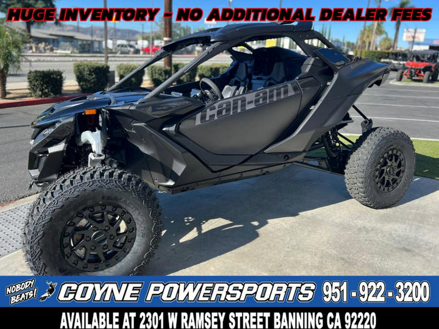 2024 Can-Am® Maverick R X RS with Smart-Shox Triple Black