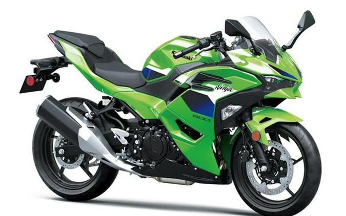 2026 Kawasaki Ninja 500 Metallic Flat Spark Black