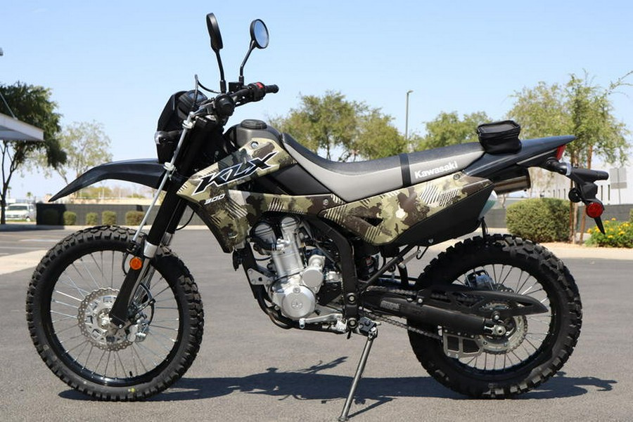 2026 Kawasaki KLX®300 Cypher Camo Beige