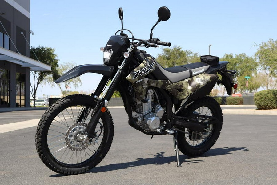 2026 Kawasaki KLX®300 Cypher Camo Beige