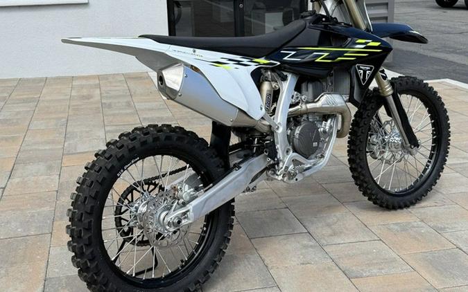 2026 Triumph TF 450-X Jet BlackPure White