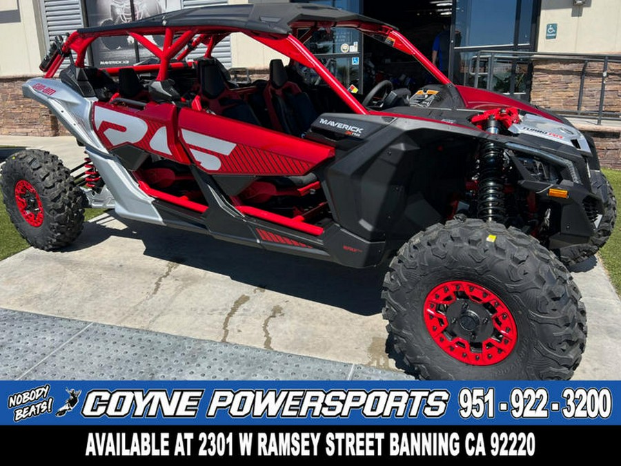 2024 Can-Am® Maverick X3 MAX X rs Turbo RR with Smart-Shox Fiery Red & Hyper Silver