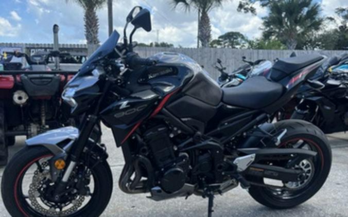 2023 Kawasaki Z900 ABS Metallic Black/Graphite Gray/Flat Black