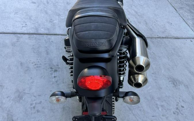 2022 Triumph Street Scrambler Gold Line Matte Pacific Blue