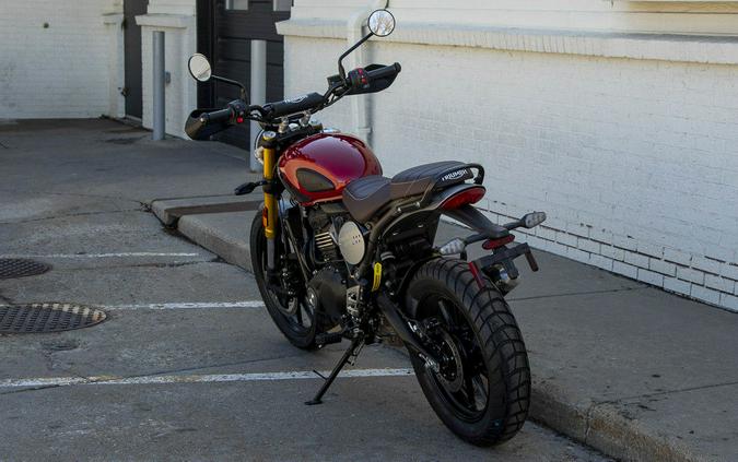 2024 Triumph Scrambler 400 X Carnival Red / Phantom Black