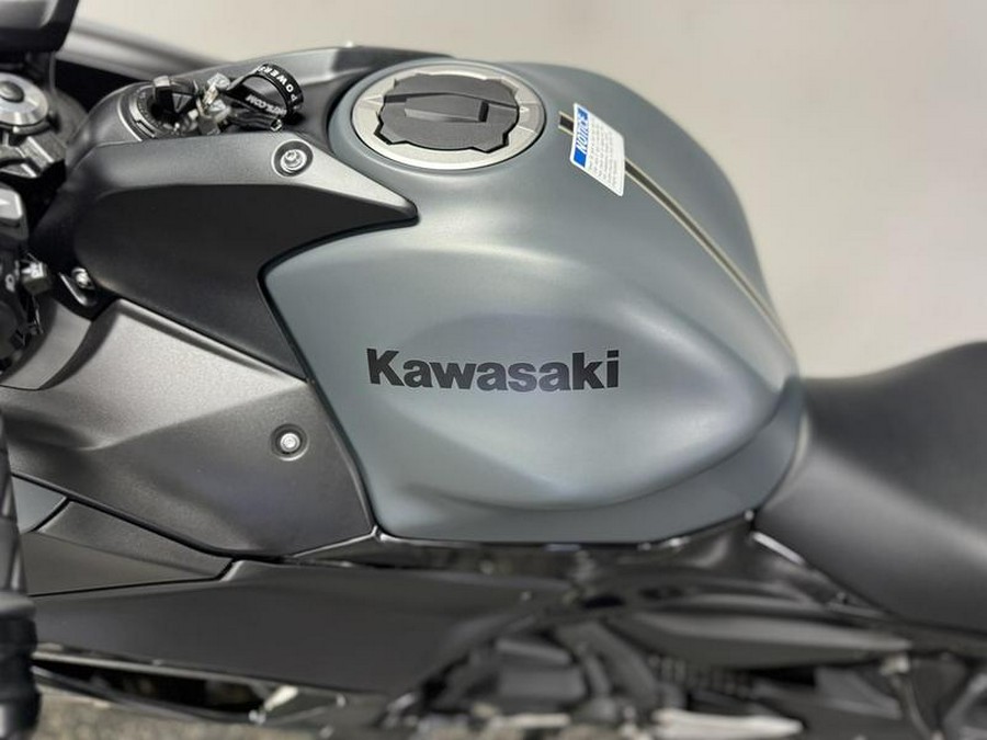 2024 Kawasaki Ninja® 650 ABS Metallic Matte Dark Gray/Metallic Spark Black