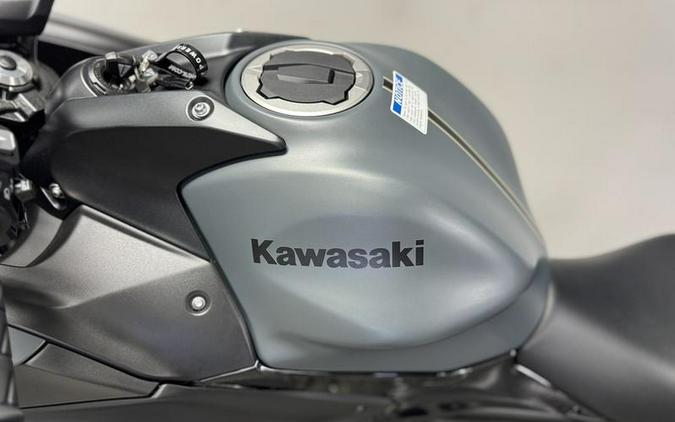 2024 Kawasaki Ninja® 650 ABS Metallic Matte Dark Gray/Metallic Spark Black