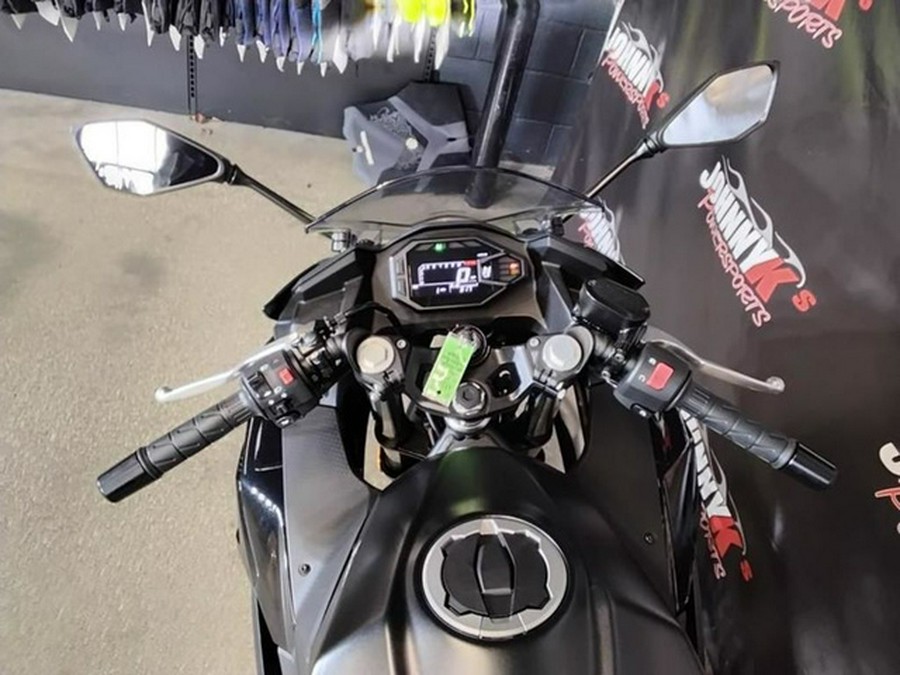 2026 Kawasaki Ninja 500 ABS Metallic Flat Spark Black