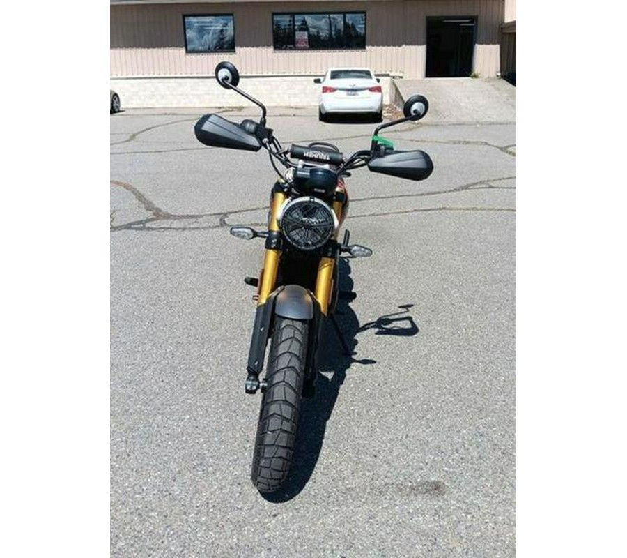 2025 Triumph Scrambler 400 X Carnival Red / Phantom Black