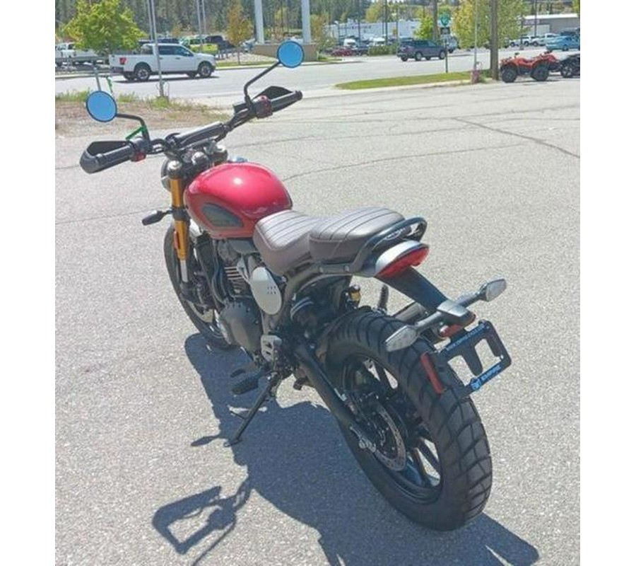 2025 Triumph Scrambler 400 X Carnival Red / Phantom Black