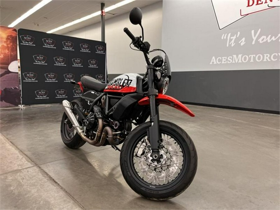 2022 Ducati Scrambler Urban Motard Star White Silk and Ducati GP ’19 Red