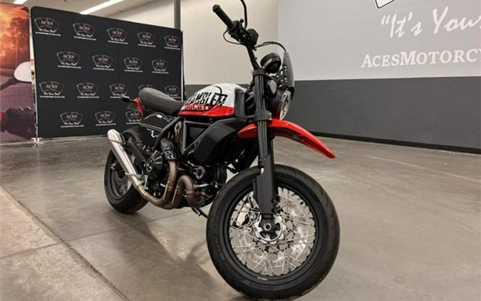 2022 Ducati Scrambler Urban Motard Star White Silk and Ducati GP ’19 Red