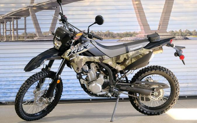 2026 Kawasaki KLX300 Cypher Camo Beige