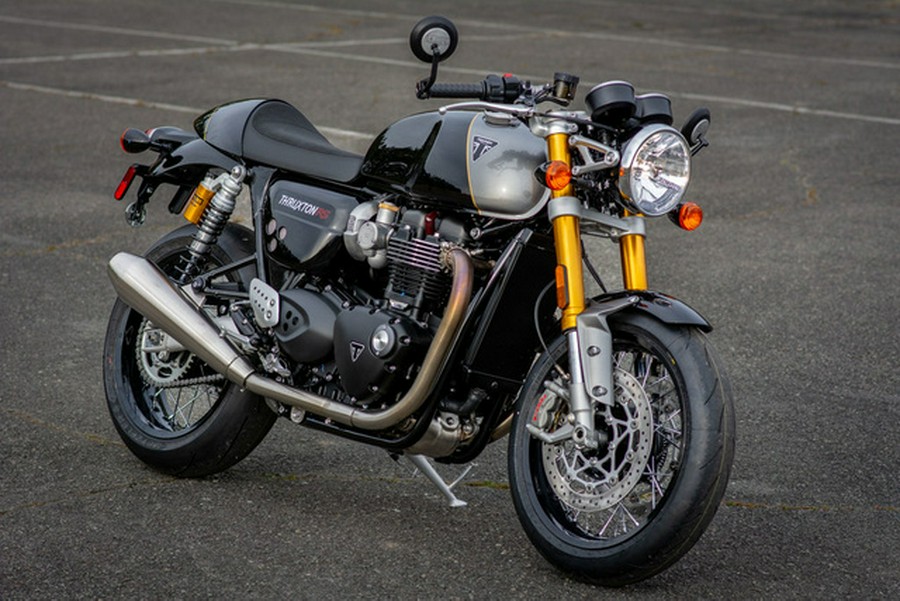 2024 Triumph Thruxton RS Jet Black / Silver Ice