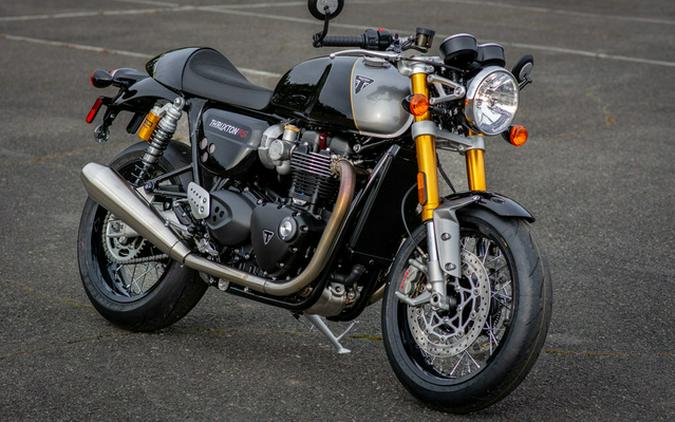 2024 Triumph Thruxton RS Jet Black / Silver Ice