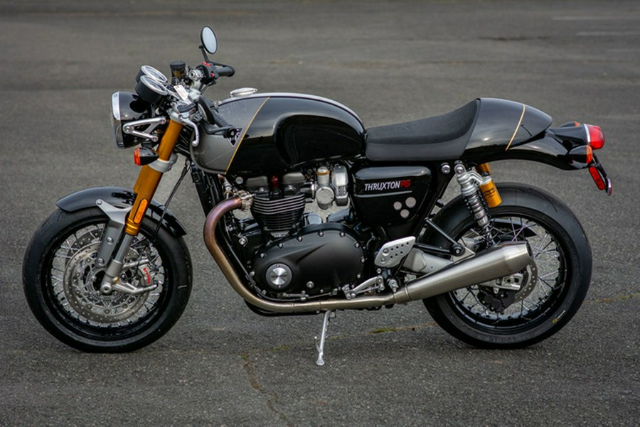 2024 Triumph Thruxton RS Jet Black / Silver Ice