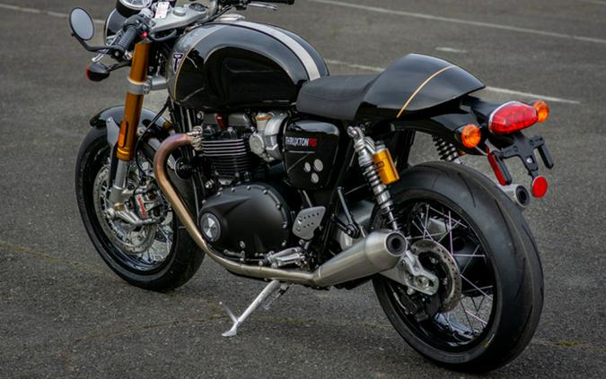 2024 Triumph Thruxton RS Jet Black / Silver Ice