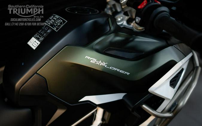 2025 Triumph Tiger 1200 Rally Explorer Matt Khaki Green
