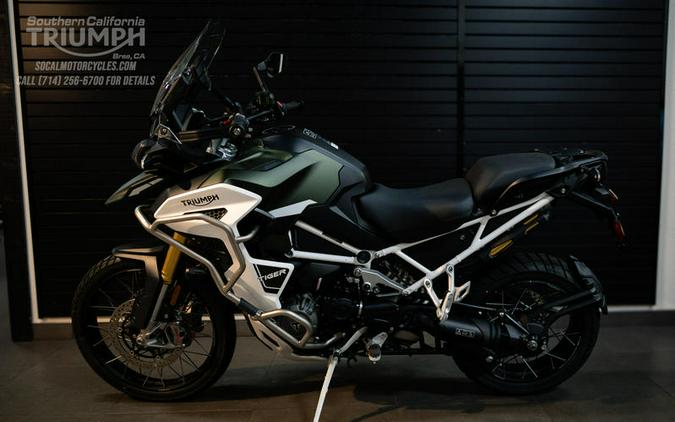 2025 Triumph Tiger 1200 Rally Explorer Matt Khaki Green