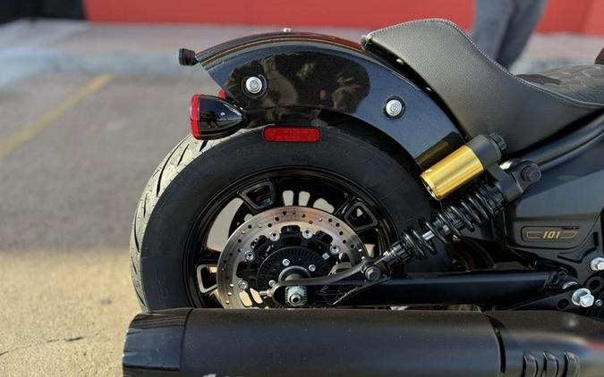 2026 Indian Motorcycle® 101 Scout® Black Crystal with Super Graphite