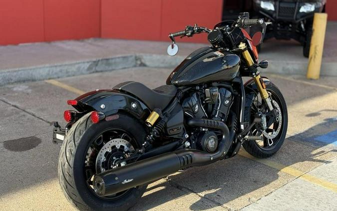 2026 Indian Motorcycle® 101 Scout® Black Crystal with Super Graphite