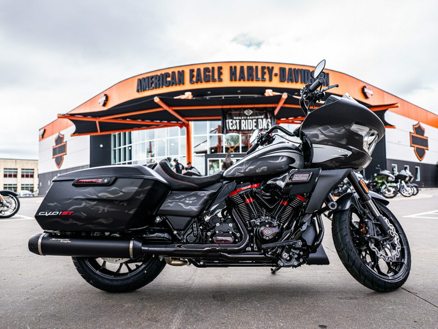 Custom Painted 2024 Harley-Davidson CVO Road Glide ST in Midnight Reaper