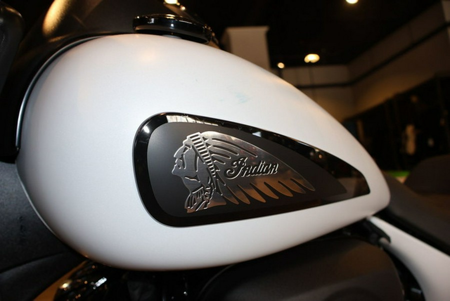 2026 Indian Springfield Dark Horse Ghost White Metallic Smo