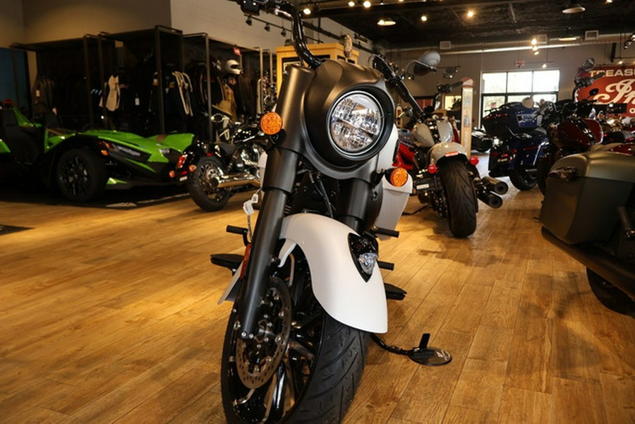 2026 Indian Springfield Dark Horse Ghost White Metallic Smo