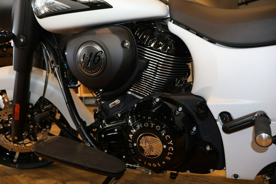 2026 Indian Springfield Dark Horse Ghost White Metallic Smo