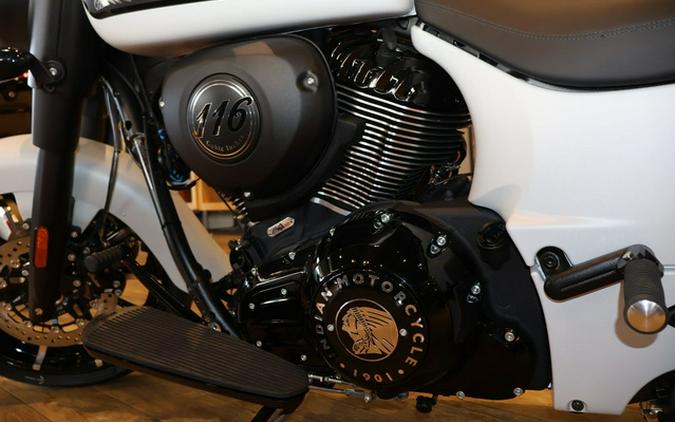 2026 Indian Springfield Dark Horse Ghost White Metallic Smo