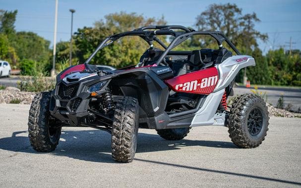 2025 Can-Am Maverick X3 DS Turbo RR Fiery Red & Hyper Silver DS TURBO RR