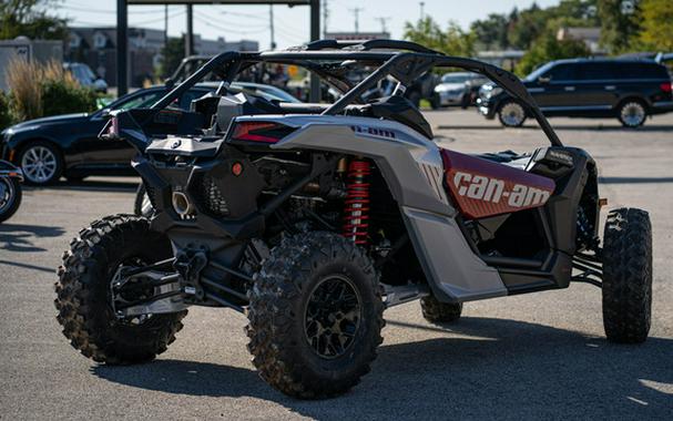 2025 Can-Am Maverick X3 DS Turbo RR Fiery Red & Hyper Silver DS TURBO RR