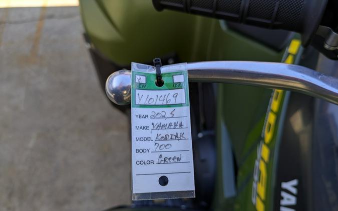 2025 Yamaha Kodiak 700 EPS