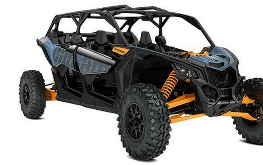 New 2025 CAN-AM MAVERICK X3 RS TURBO SCAN BLUE AND ORANGE CRUSH