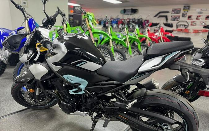 2025 Kawasaki Z900 ABS Galaxy Silver/Metallic Spark Black