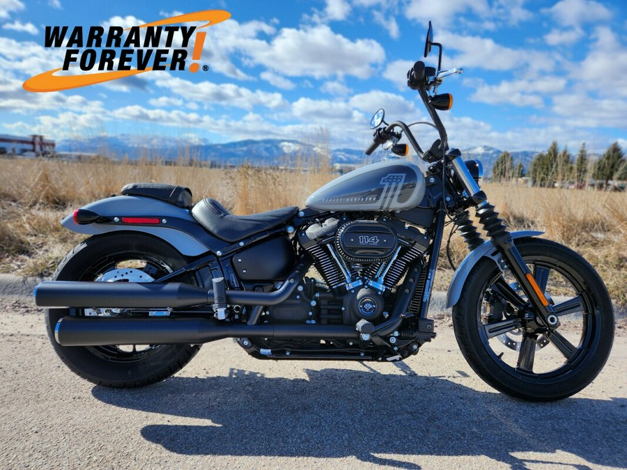 2024 Harley-Davidson Street Bob 114 Billiard Gray