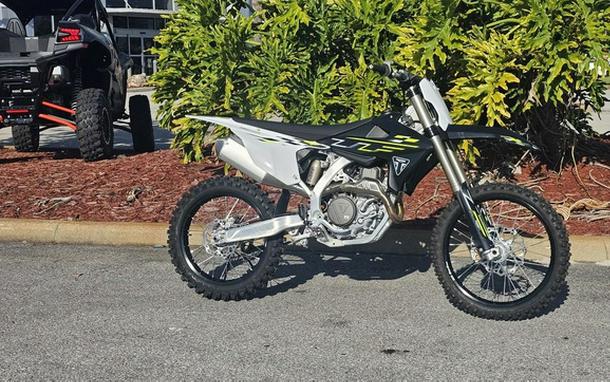 2026 Triumph TF 450-X Jet Black/Pure White 450-X