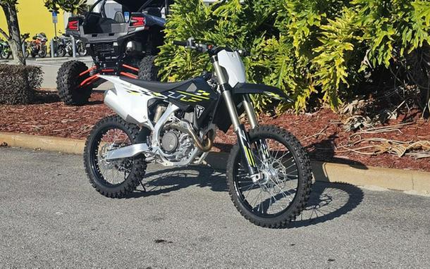 2026 Triumph TF 450-X Jet Black/Pure White 450-X
