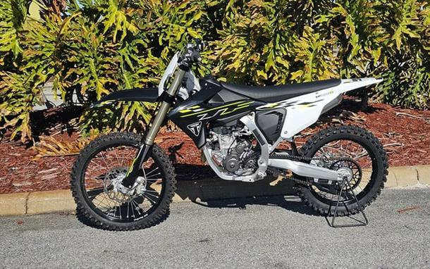 2026 Triumph TF 250-X Jet Black/Pure White 250-X