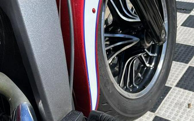 2019 Indian Motorcycle® Scout® Icon Series Ruby Metallic over White