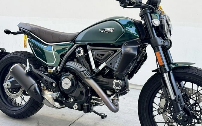 2027 Ducati Scrambler Nightshift Emerald Green