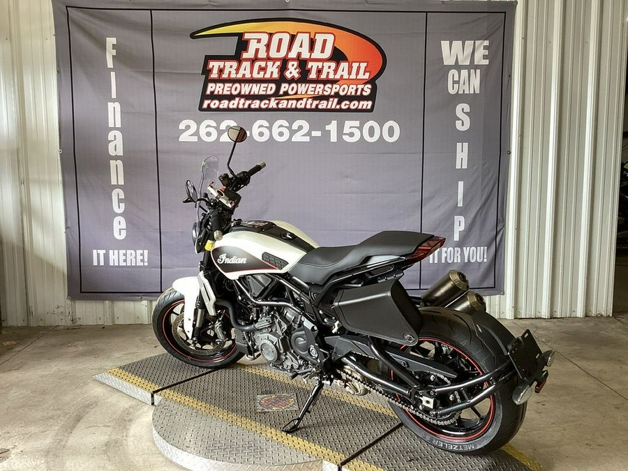 2022 Indian Motorcycle® FTR S White Smoke