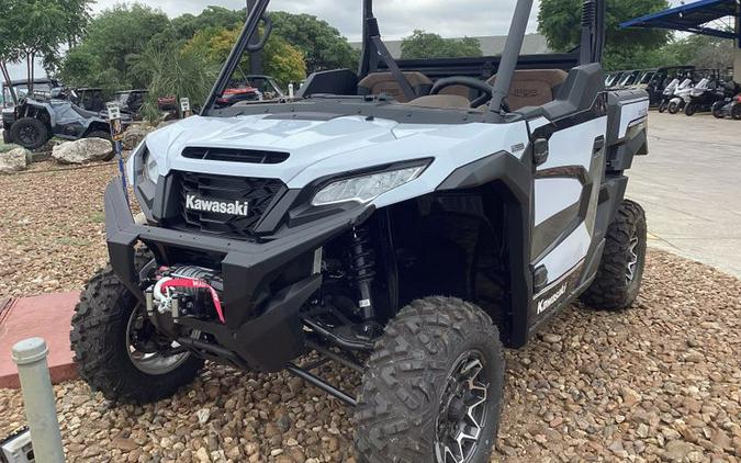 New 2024 KAWASAKI RIDGE RANCH EDITION METALLIC STARDUST WHITE