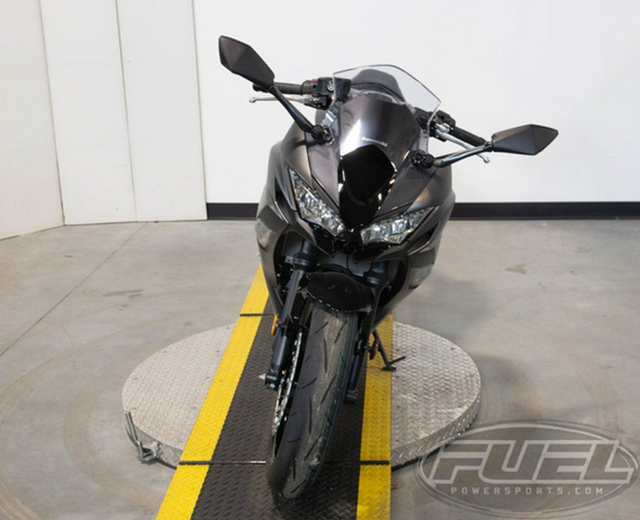 2024 Kawasaki Ninja 650 Metallic Matte Graphenesteel GrayEbony