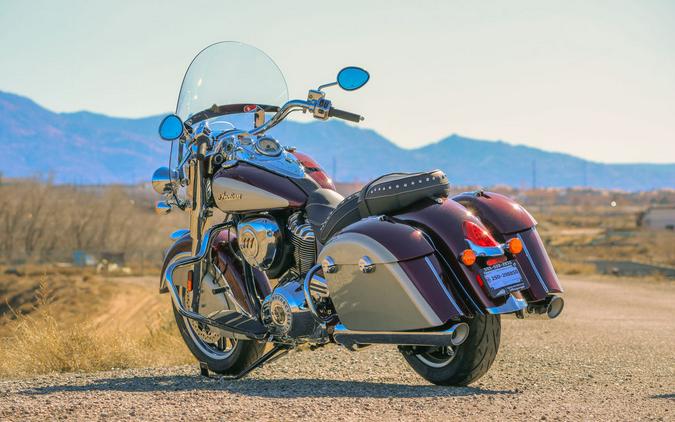 2025 Indian Motorcycle® Springfield® Maroon Metallic/Silver Quartz Metallic