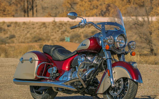 2025 Indian Motorcycle® Springfield® Maroon Metallic/Silver Quartz Metallic